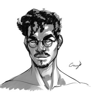 Afton, a doctor for a comic set in the old west