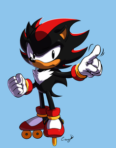 a conpcept of Shadow the Hedgehog if they had been created in the 90&#39;s